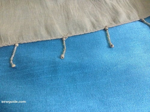 beaded tassels - hem