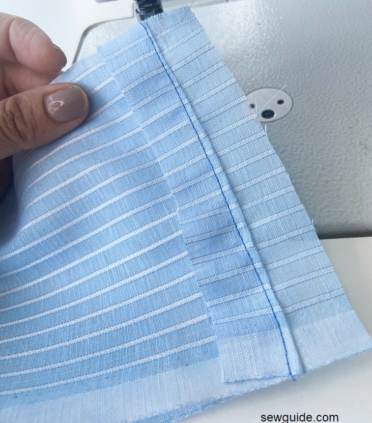 stitch along the seam allowance