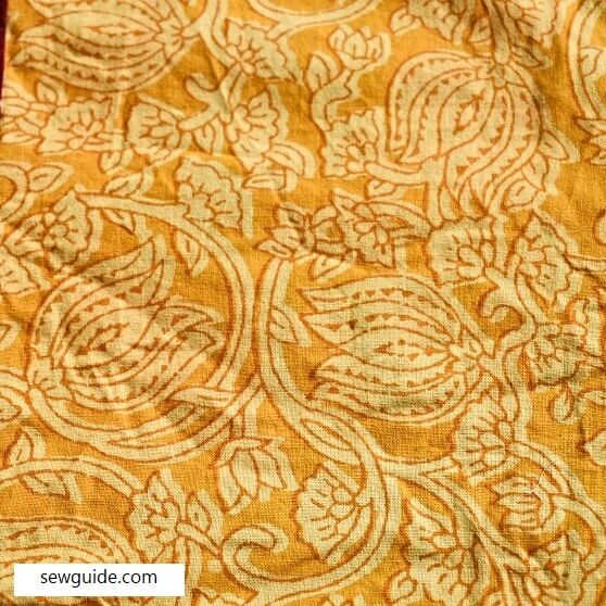 lotus flower motif on fabric prints on indian fabric
