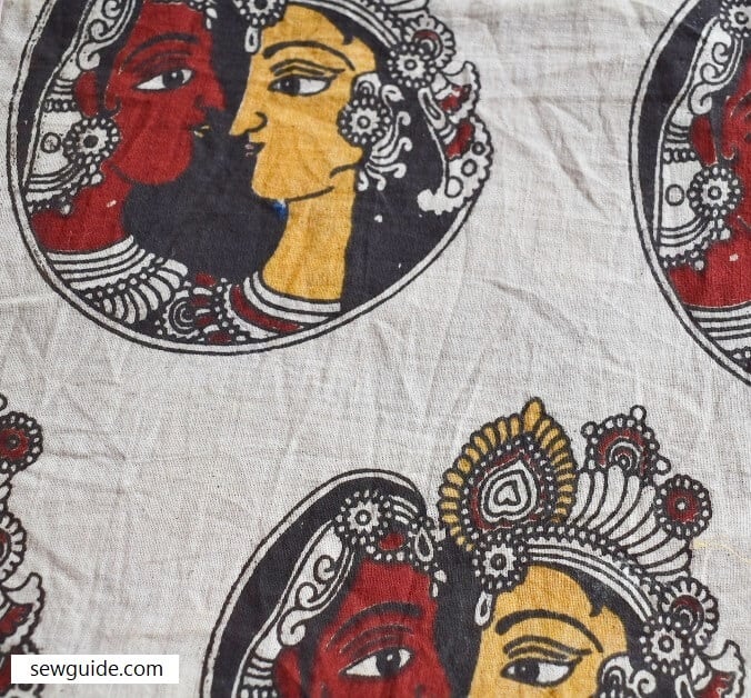 Lord krishna and rasleela design motifs