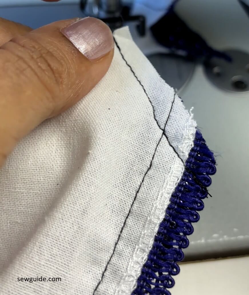 cut off the seam allowance