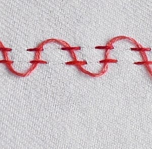 interlaced running stitch interlaced running stitch