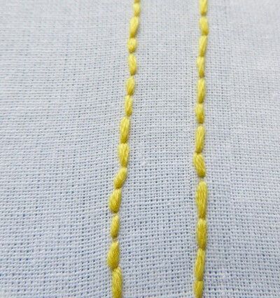 ladder herringbone stitch