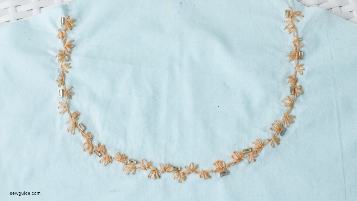 neckline embroidery designs