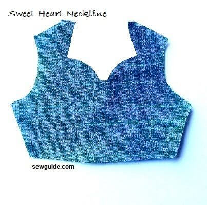 sweetheart neck line name