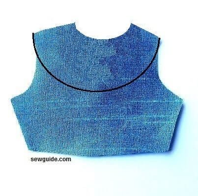 yoke neckline of clothes