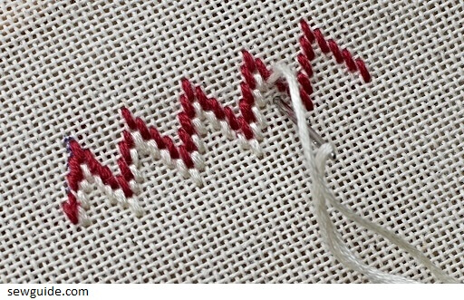 needle point embroidery stitch