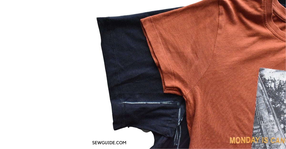 Mark the sleeves straight.