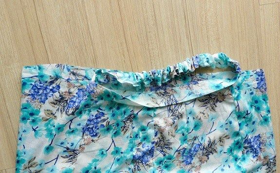 waistband of the pants