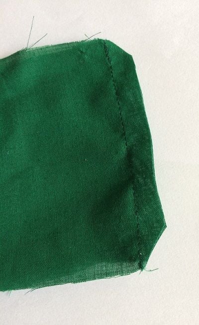 clip the edges of the seam allowance to reduce bulk