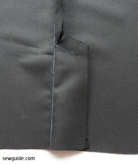 clip the seam allowance