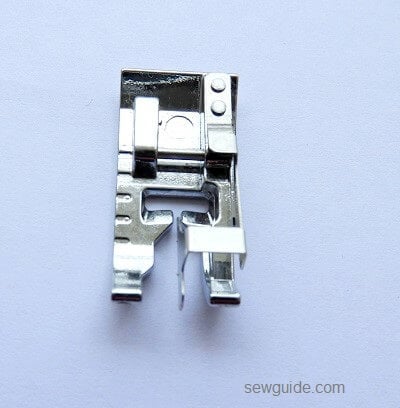sewing hem with presser foot