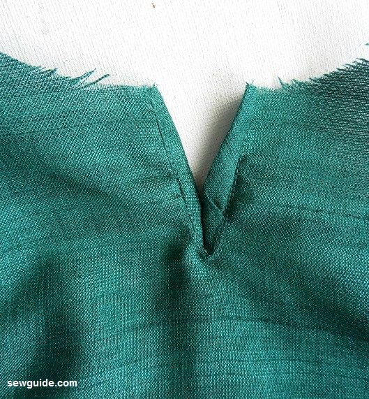 Creates a v shape at the binding tip