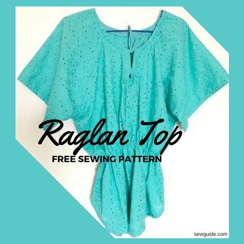 Raglan Top sewing pattern raglan top sewing pattern