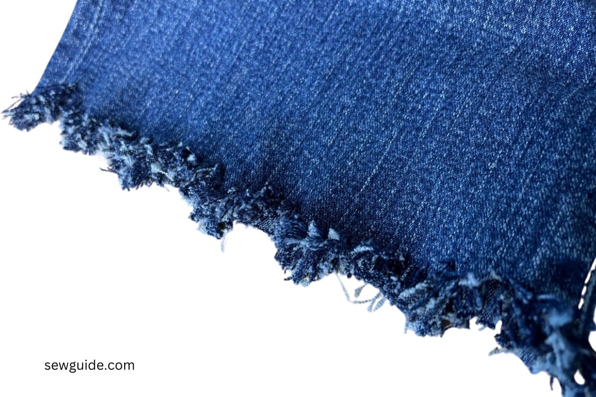 denim frayed edge