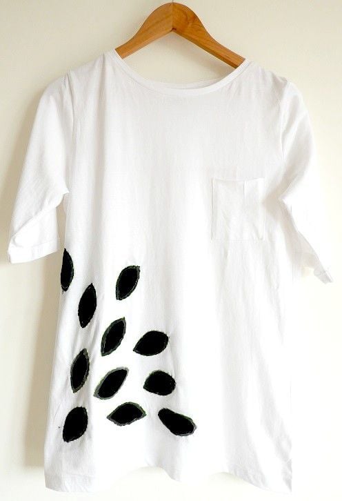 reverse applique on tshirts