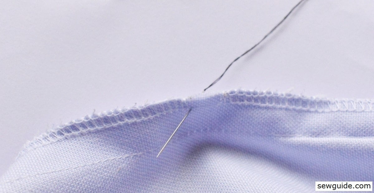 repairing broken edge stitching