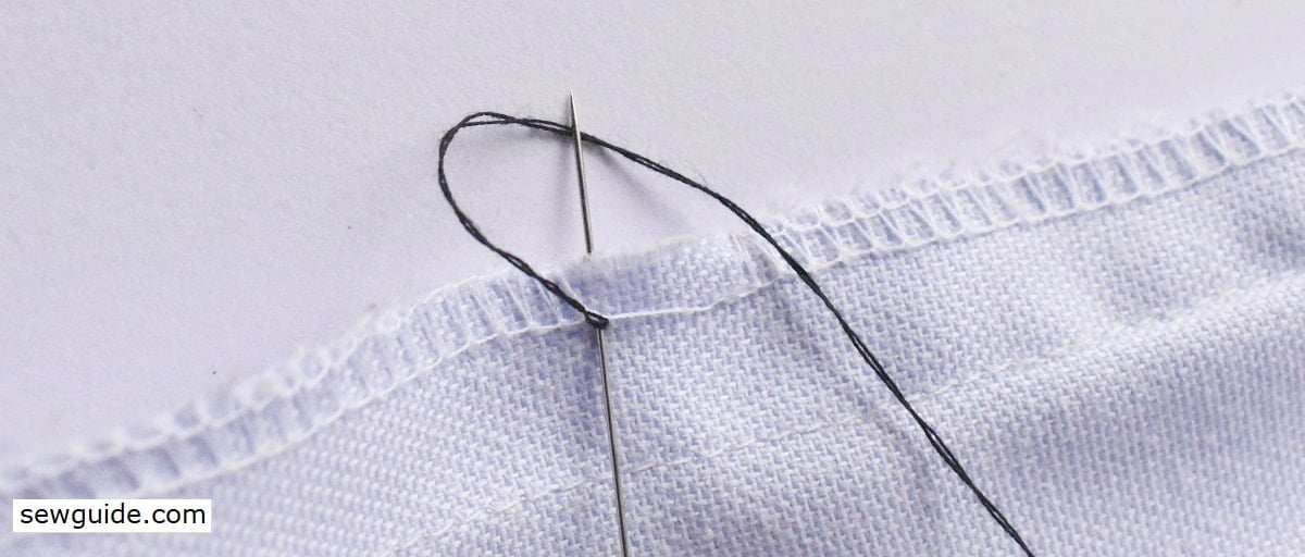 ripped serger stitches