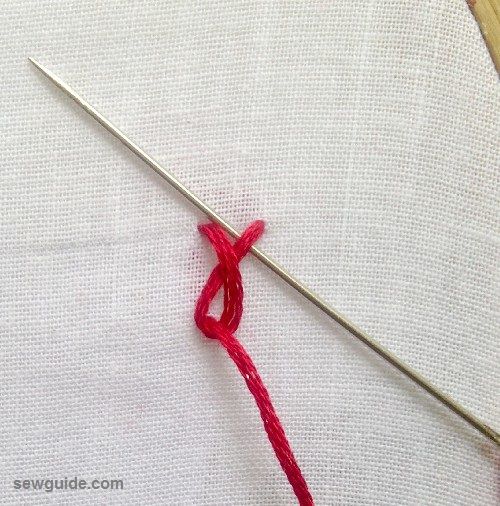 rosette chain stitch