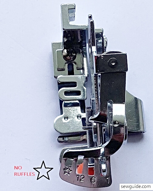 ruffler foot