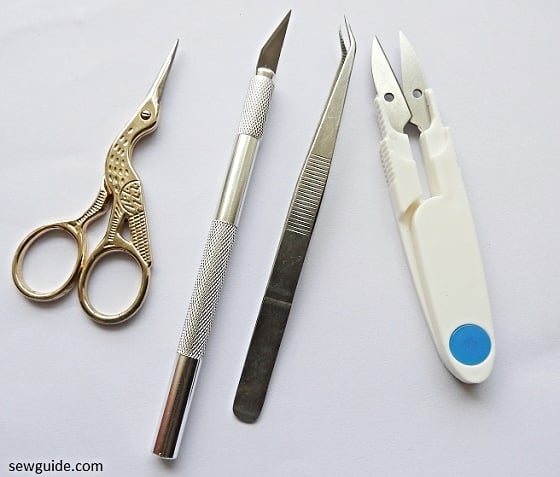 tools that can be used for cutting the stitches