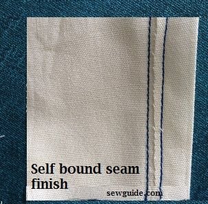 self bound seam finish