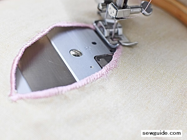 do cutwork embroidery using a sewing machine