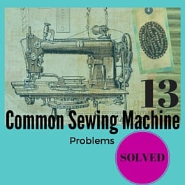 sewing machine problems