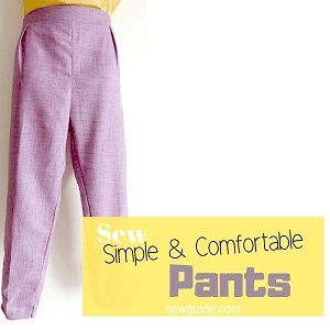 sewing easy to sew pants