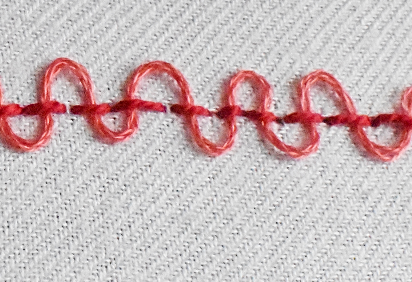 single threaded back stitch interlaced back stitch