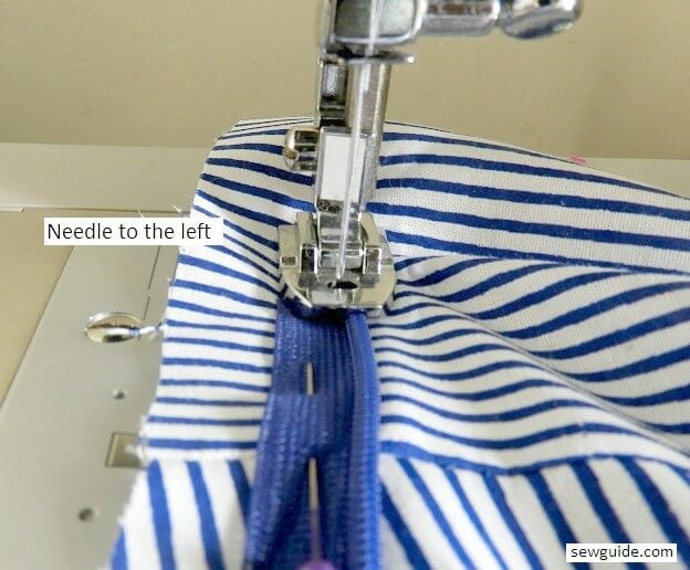 skirt with flounced hem