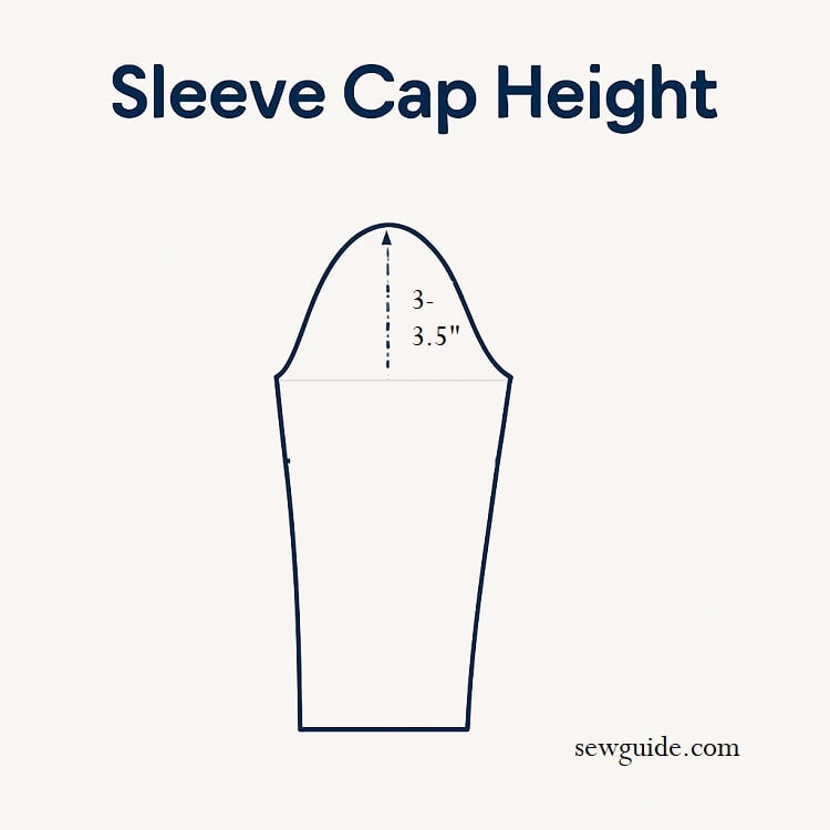 sleeve cap height