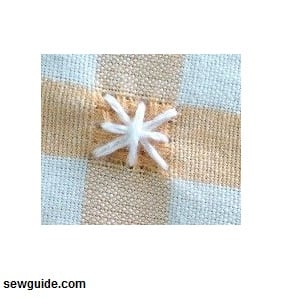 textured background hand embroidery stitches