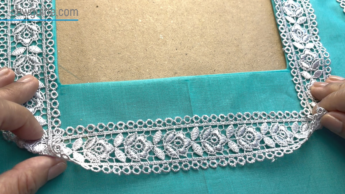 fold it up along the neckline