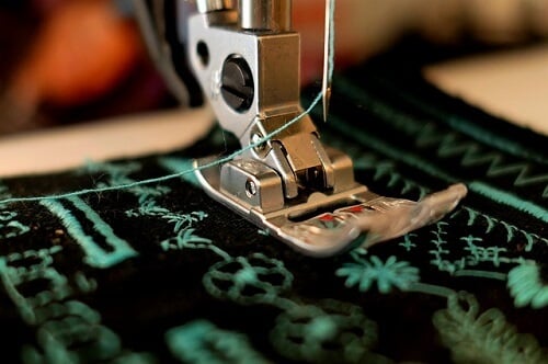 decorative stitching with sewing machine stitches