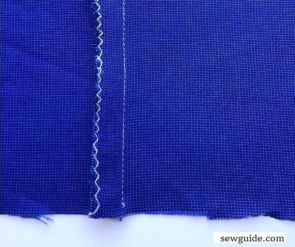 strong seam-s ew the edges with zig zag stitches or serger