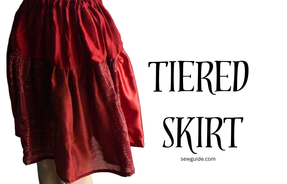 tiered skirt