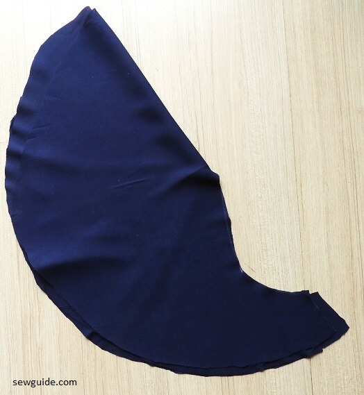 the full flare of the flutter sleeve