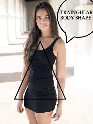 triangle body shape