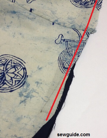 sew the hem of the tunic