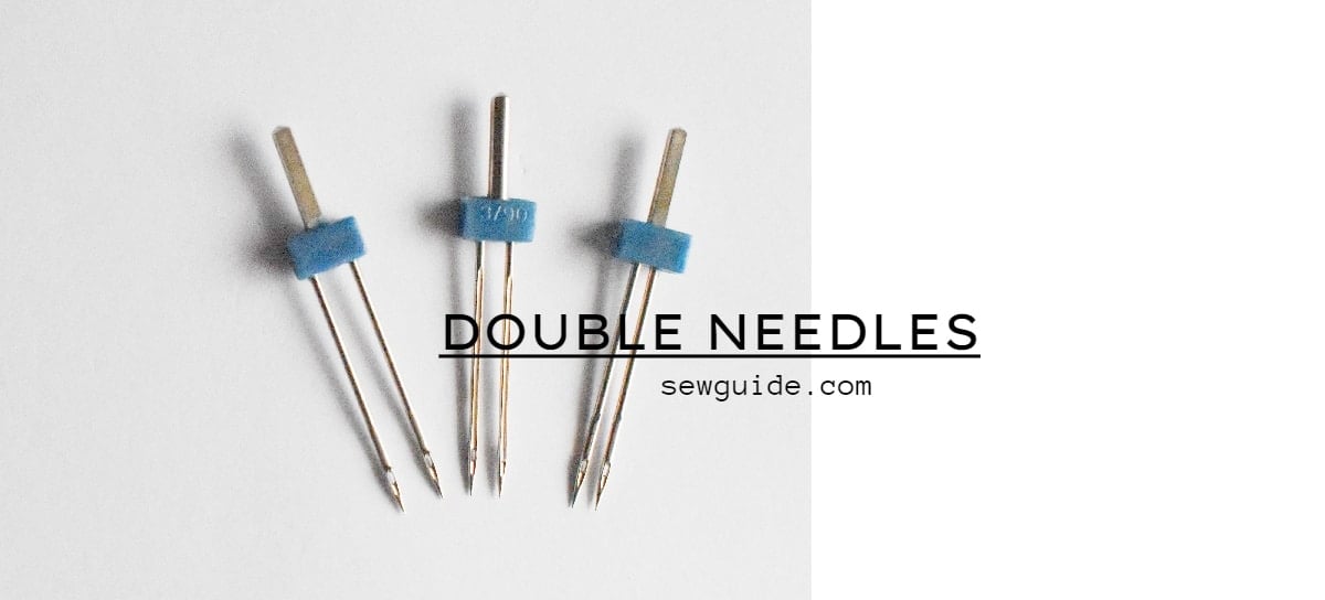 twin needles in different sizes