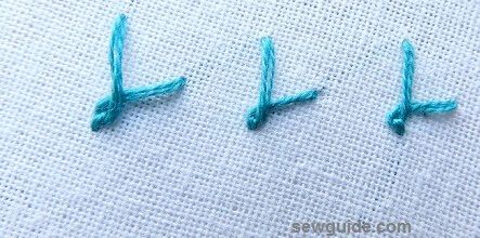 fly stitch variation