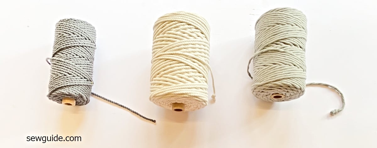 types of cotton cords