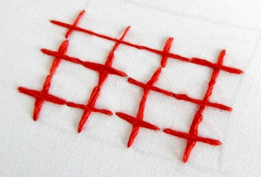 haand embroidery stitches with texture