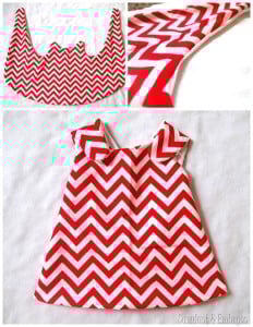 &nbsp;Easy wrap around pinafore dress