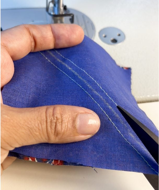 cut through the line