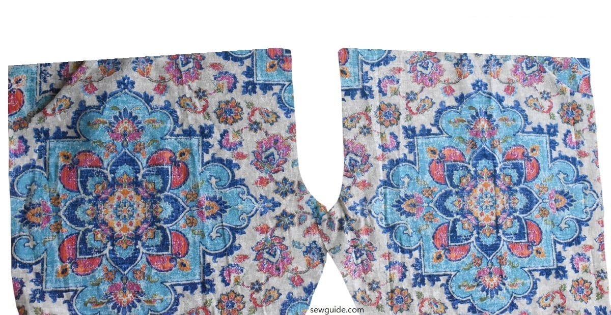 crotch seams of the yoga pants