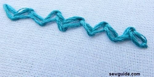 Chain Stitch ( Zig Zag)