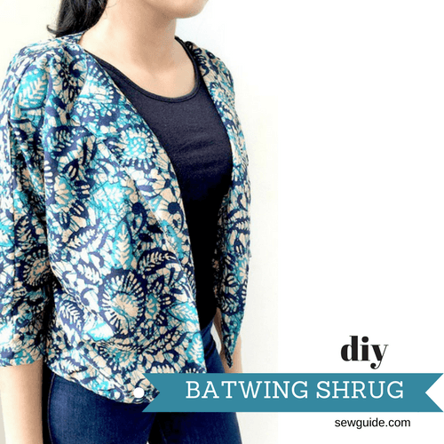 BATWING SHRUG batwing shrug pattern