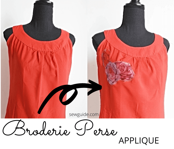 Broderie Perse applique